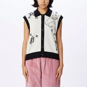OBEY stardust vest graphic fun design xs